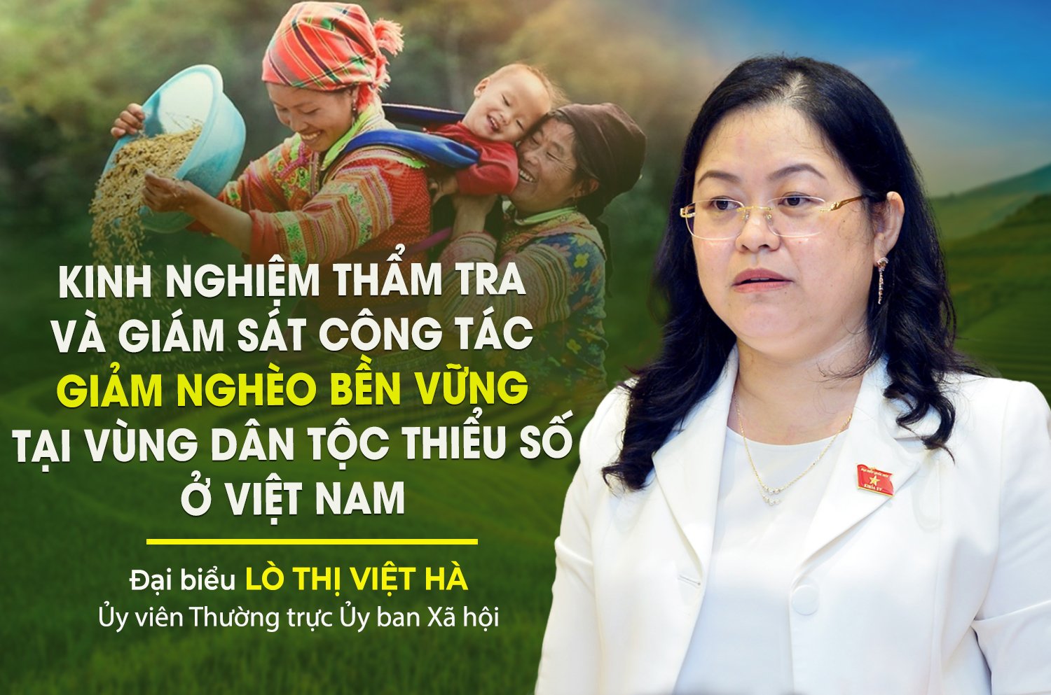 Kinh nghiệm thẩm tra và giám sát công tác giảm nghèo bền vững tại vùng dân tộc thiểu số ở Việt Nam